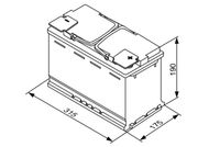 autobaterie 12V / 80Ah, 800A 0092S5A110