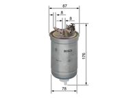 filtr paliva AUDI, SEAT, VW 0450906267