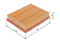 filtr vzduchu FORD F026400553