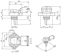 senzor plnícího tlaku DAF, IVECO, RVI 0281002316