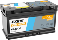 autobaterie 12V / 100Ah, 353x175x190 EA1000