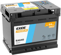 autobaterie 12V / 64Ah, 640A EA640