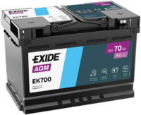 autobaterie 12V / 70Ah, 760A EK700