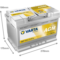 autobaterie 12V / 70Ah 760A 570901076