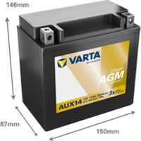 autobaterie 12V / 13Ah, AGM 513106020