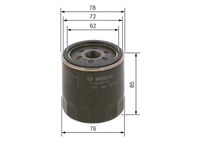 filtr olejový VW F026407202