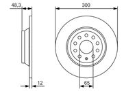 kotouč brzdový AUDI, SEAT, ŠKODA, VW, zn 0986479A84