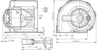 ventilátor topení JOHN DEERE 0130115604