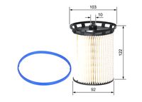 filtr paliva AUDI, VW F026402221