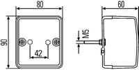 světlo couvací 12/24V 2ZR996012-101
