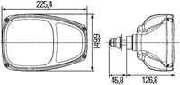 světlomet hlavní KOMATSU, YANMAR, L 1EE996174-211