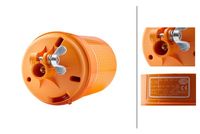 maják oranžový KL 600, 24V, na trubku 2RL004957-111