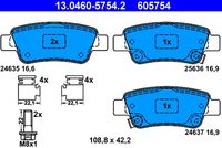 desky brzdové HONDA zn 13.0460-5754.2
