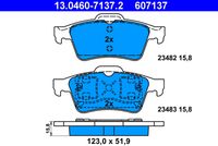 desky brzdové RENAULT, zn 13.0460-7137.2