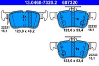 desky brzdové FORD, zn 13.0460-7320.2