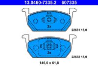 desky brzdové 13.0460-7335.2