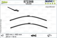 stěrač 650/480mm (2 kusy) 572308