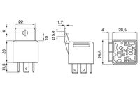 relé 12V/30A 0332209151