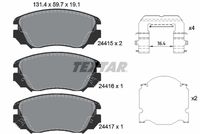 destičky brzdové OPEL, pn 2441501