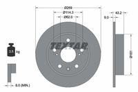 kotouč brzdový SUZUKI, zn 92268403
