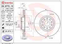 kotouč brzdový VW, pn 09.9772.11
