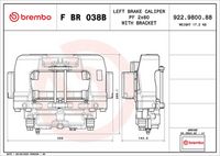 třmen brzdy IVECO, P, zn FBR038B