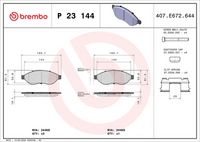 desky brzdové FIAT, pn P23144