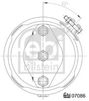 válec brzdový 24" buben 07086