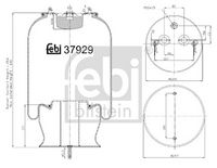 měch pérování SCANIA 4,P,G,R,T, př.nápr.6x2 37929
