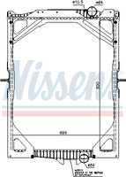 chladič vodní VOLVO FH s rámem 65463A