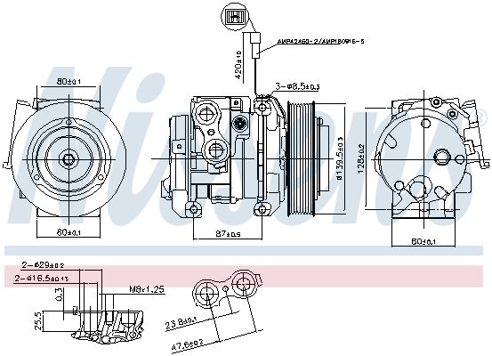 kompresor klimatizace MB Actros MP4 890093