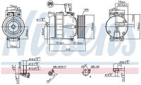 kompresor klimatizace MB Actros standart 89030