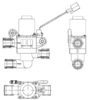 ventil klimatizace MAN, VOLVO, RVI AVS2000P