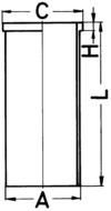 vložka válce MAN (bez těsnění) 108,00mm 89470110