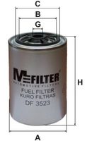 filtr paliva RVI motor DCI DF3523