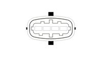 senzor NOx DAF 45LF, EURO 5 AAA2061550077